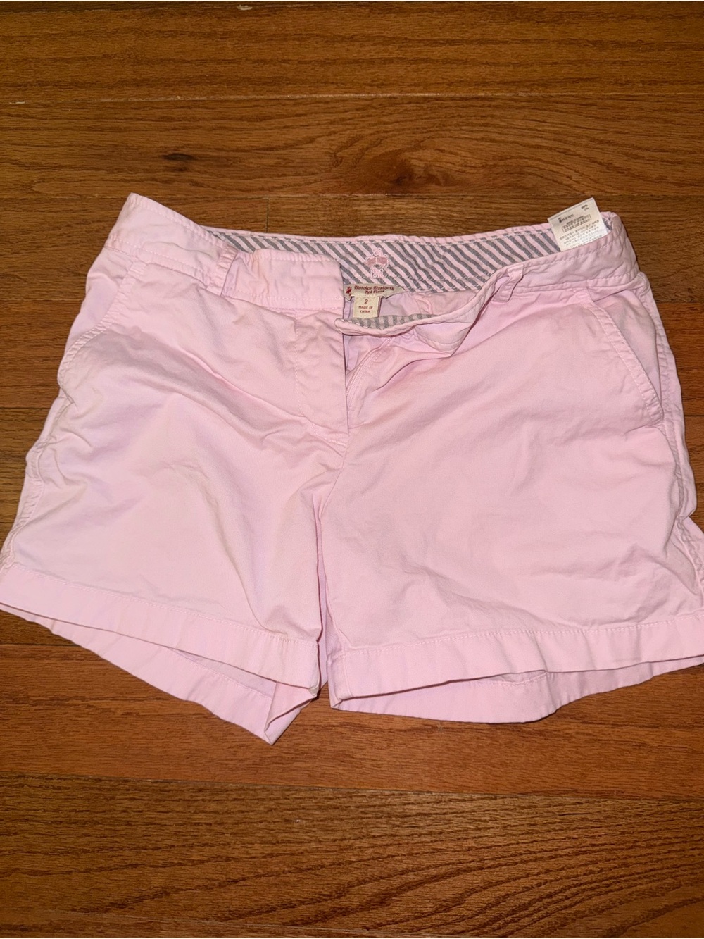 Brooks Brothers Light Pink Cotton Bermuda Shorts